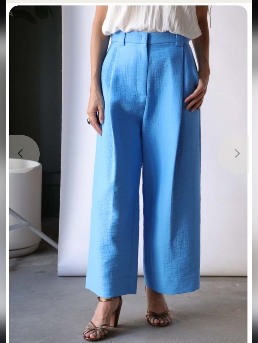 Rachel Comey Crew Cobalt Blue Balloon Minimalist Quiet Luxury Pants Size 2
